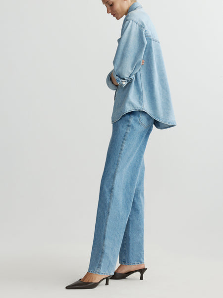 DL1961 Addison Overshirt in Light Rain