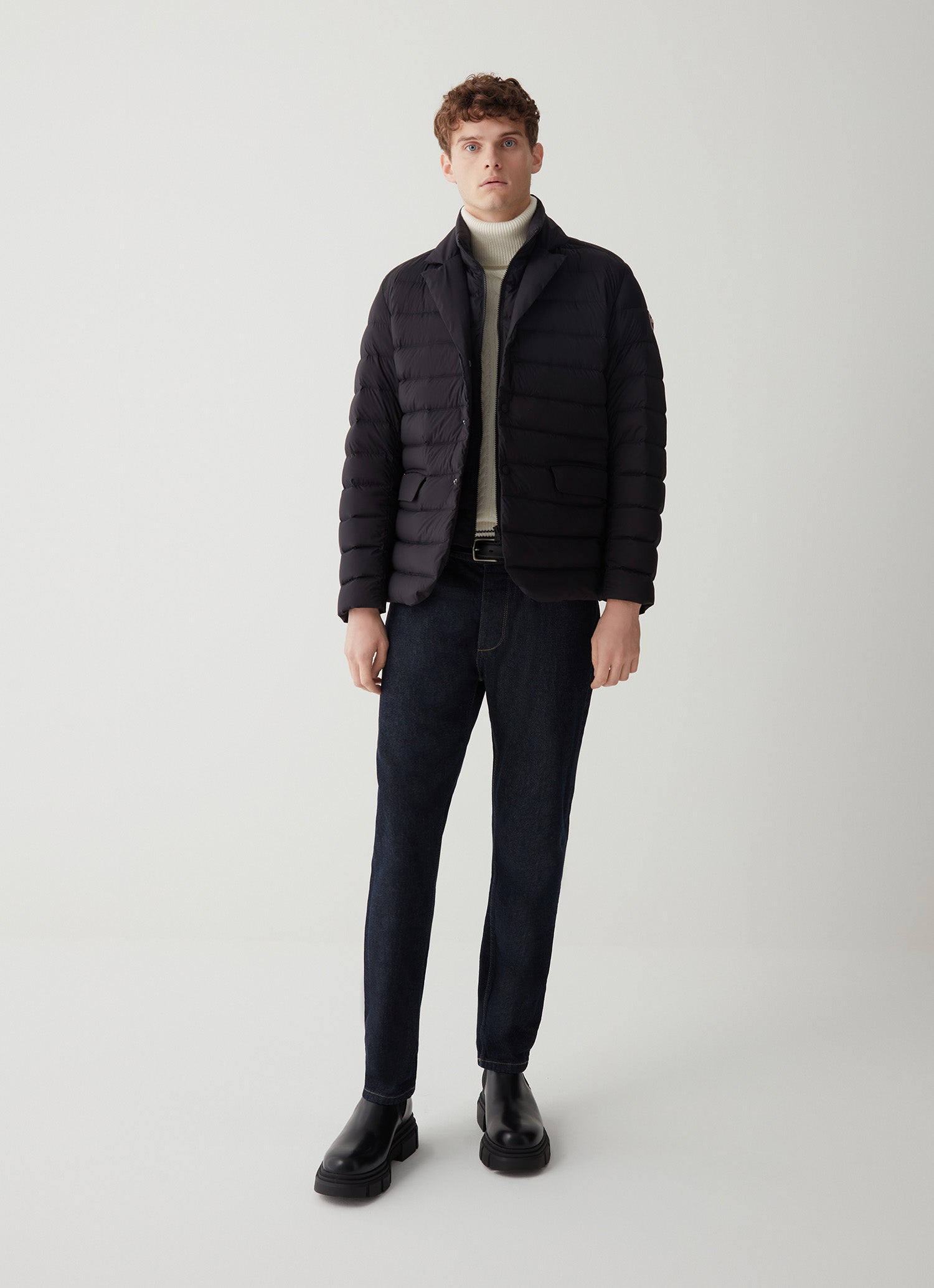 COLMAR Feather Stretch Blazer with Bib - Black