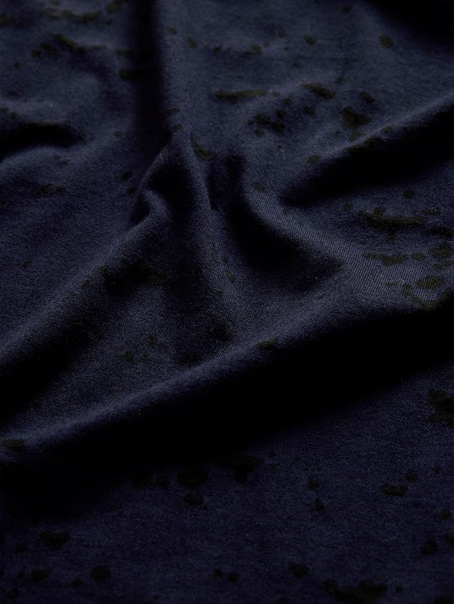 John Varvatos EDEN Burnout Crew - Ink Blue