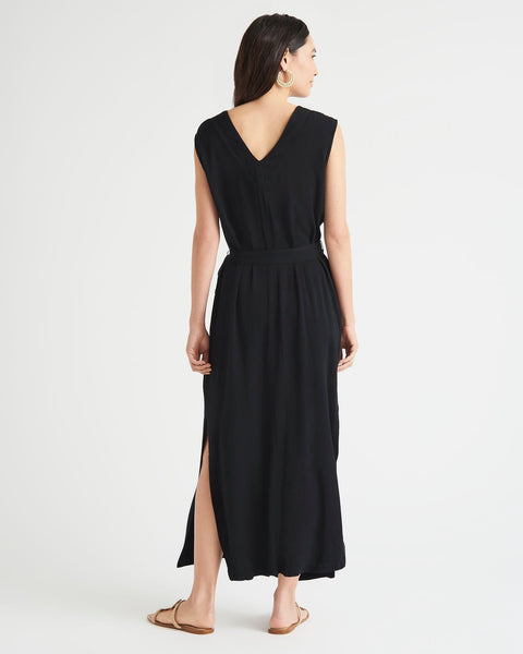 Splendid Evian Maxi Dress in Black