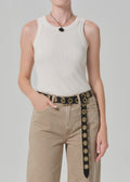 Citizens of Humanity Isabel rib tank in Dune