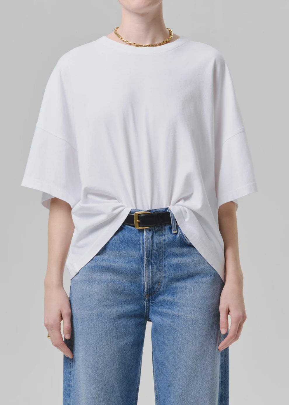 Citizens of Humanity Cape Tee in White