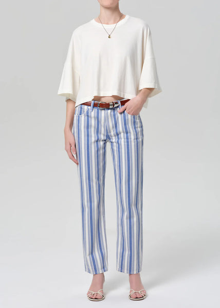 Citizens of Humanity Crop Cape Tee in Pashmina
