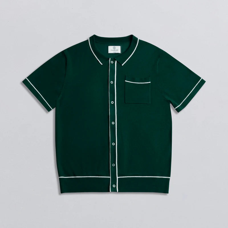 Champlain Button Down SS Polo - Green