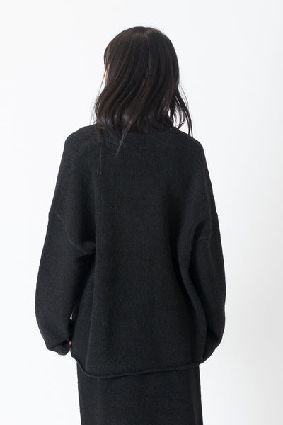 Lyla & Luxe Asher Luxe Eco Oversize Cardigan in Black