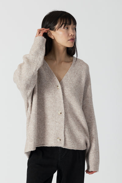 Lyla & Luxe Asher Luxe Eco Oversize Cardigan in Oat