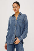 Rails Atticus Denim Shirt in Antique Blue