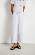 American Vintage ATUBAY Crop Sweatpant in Arctic Melange