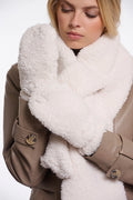 RINO & PELLE Aleida Teddy Gloves in Birch