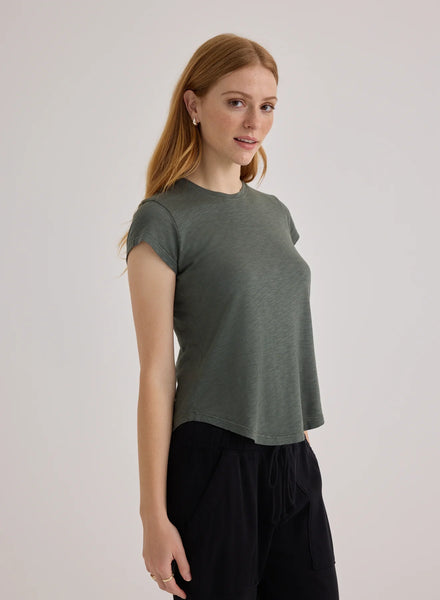 Bella Dahl Baby Crew Tee - Fern Wood