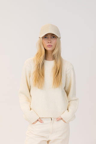 Lyla & Luxe Baseball Hat in Oatmeal