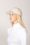 Lyla & Luxe Felt Baseball Hat in Oatmeal