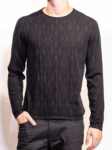John Varvatos Brycen Crew - Black