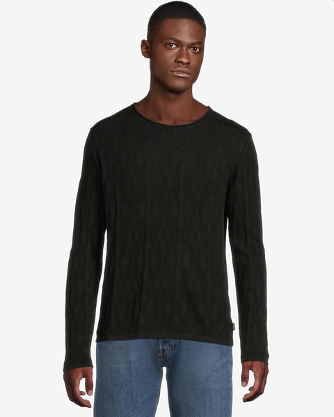 John Varvatos Brycen Crew - Black