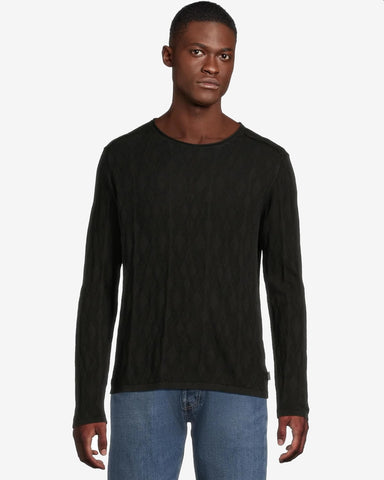 John Varvatos Brycen Crew - Black