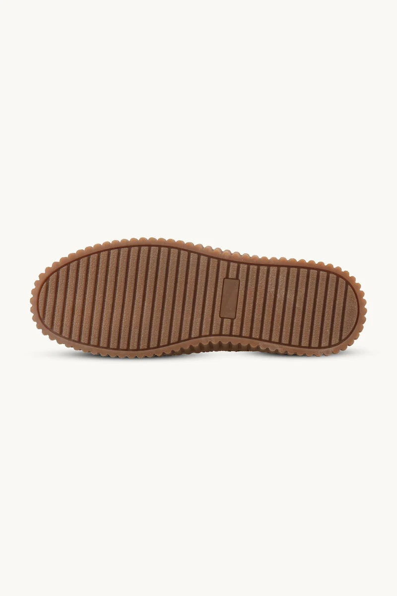 Ilse Jacobsen Calira02 Suede Boots with Laces in Cashew Clay