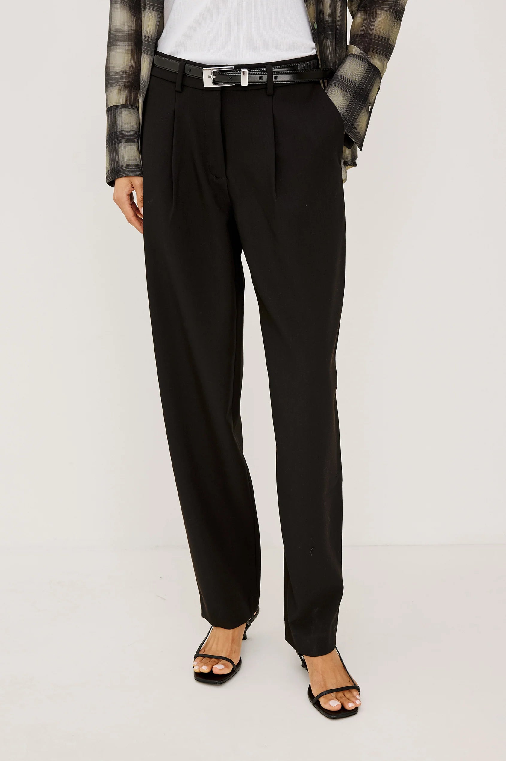 Rails Cameron Barrel Leg Pant in Black