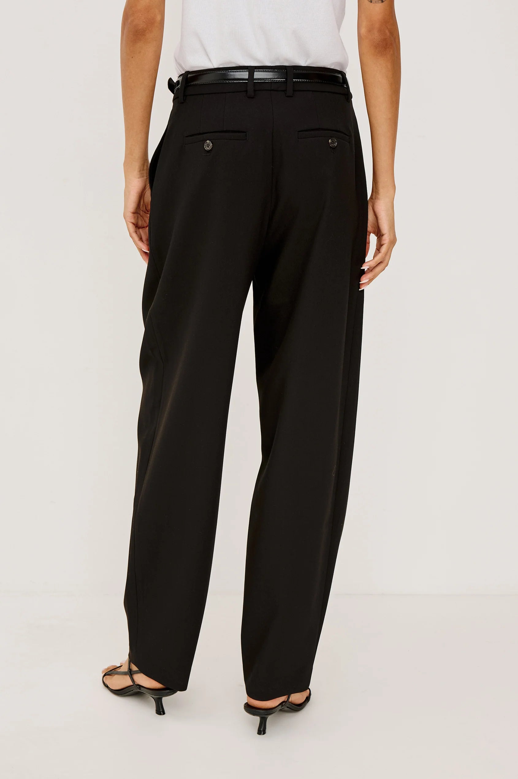 Rails Cameron Barrel Leg Pant in Black