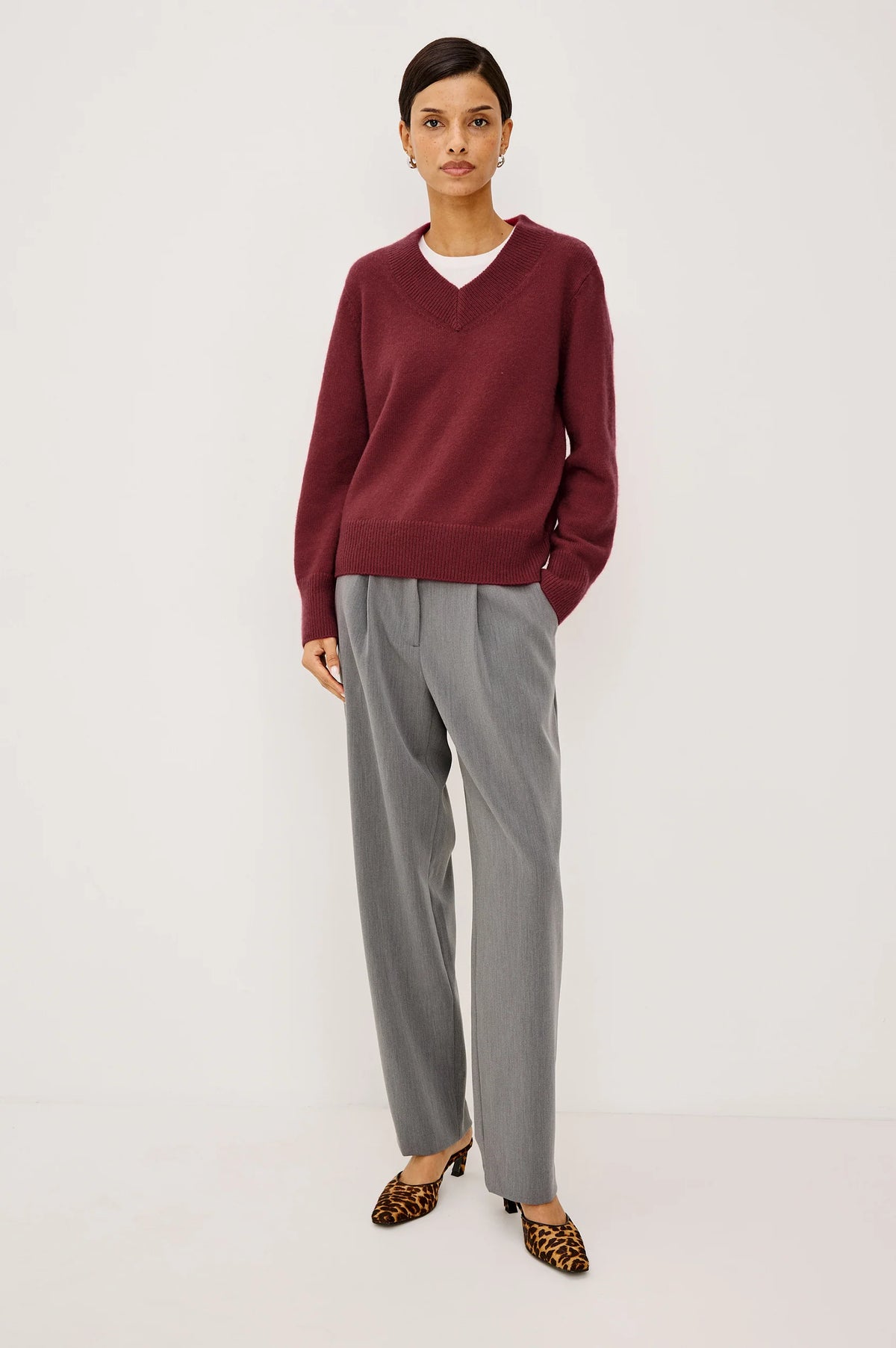 Rails Cameron Barrel Leg Pant in Heather Grey