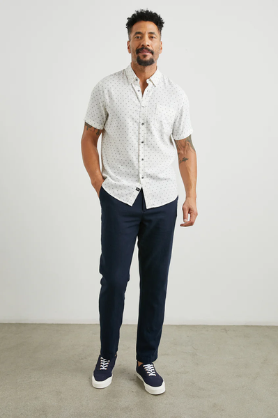 Rails Men's Carson S/S Shirt - Autumn Calico White