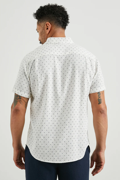Rails Men's Carson S/S Shirt - Autumn Calico White