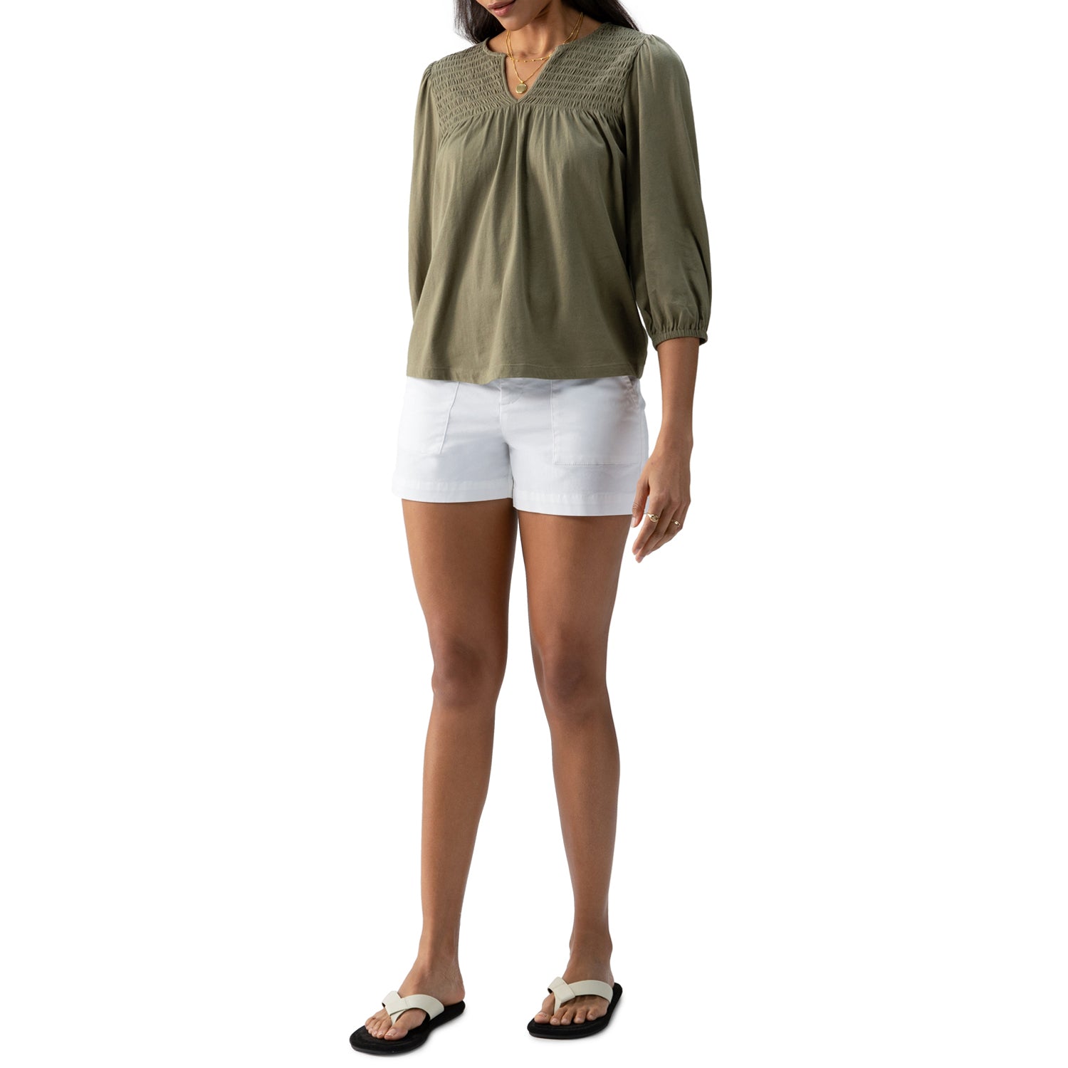 Sanctuary Upper East Short in White