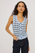 Rails Chance Sweater Vest in Sky Blue