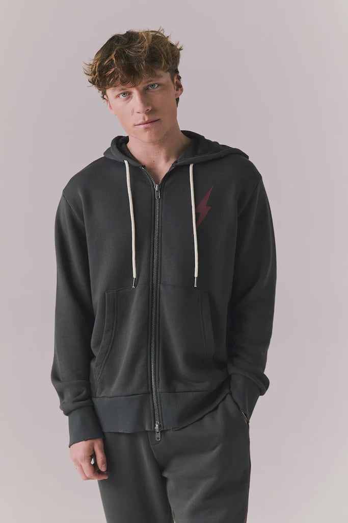 Chaser Men's Bolt Hoodie in Vintage Black