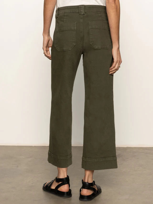Sanctuary Voyage Pocket Detail Crop Pant  in Kalamata