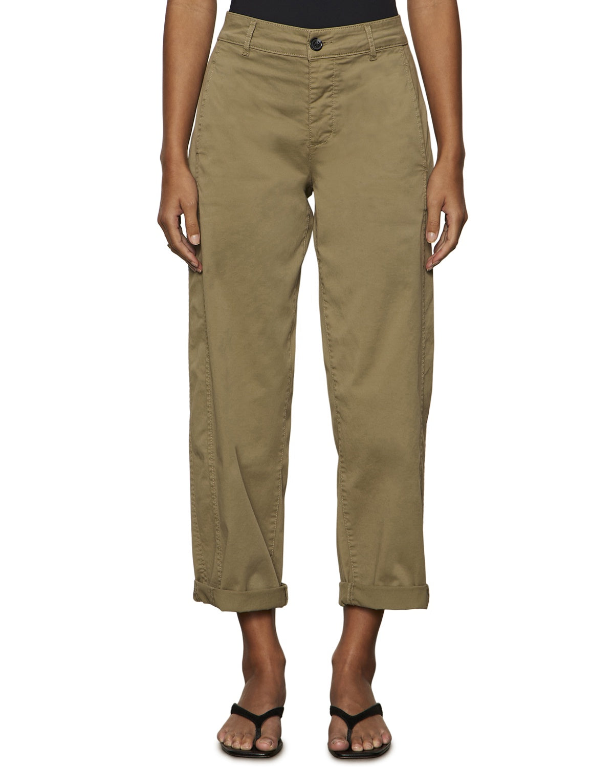 Sanctuary Boyfriend Cruiser Pant in Covert Green