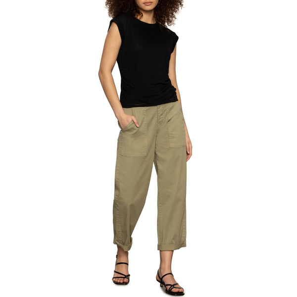 Sanctuary Charisma Dolman Sleeve Mesh Tee in Black