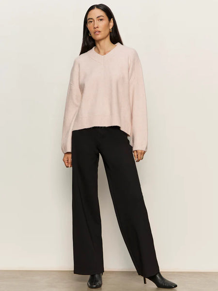 Sanctuary Dreamy V Neck Sweater in Heather Rose