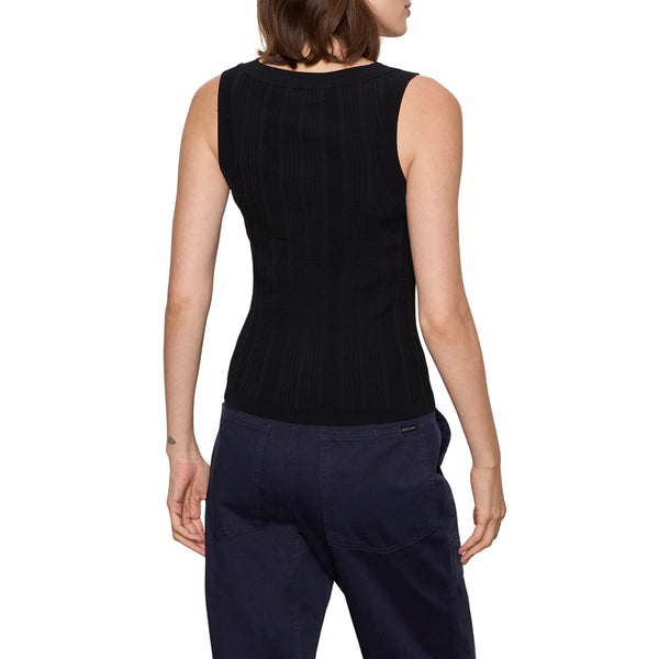 Sanctuary Back to Bare Tank in Black