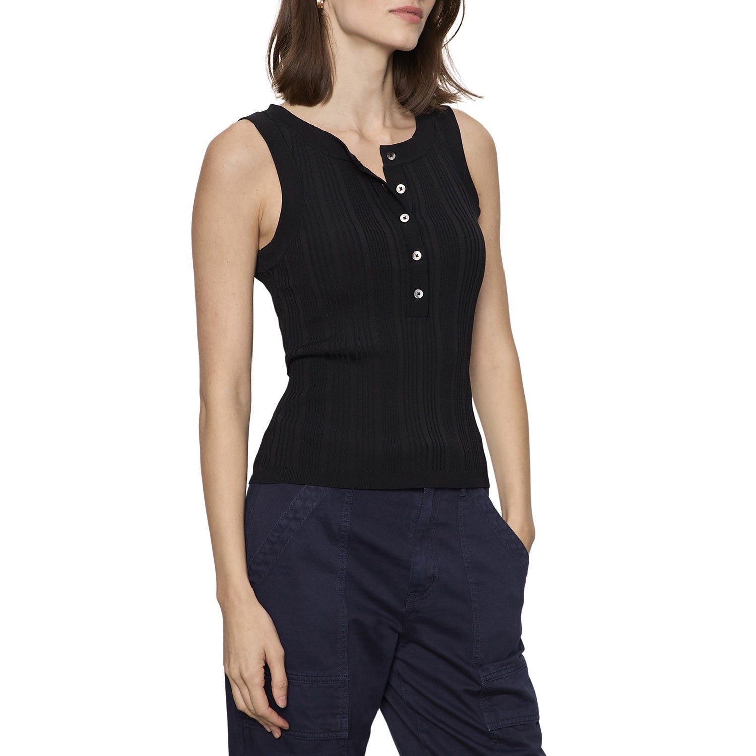 Sanctuary Back to Bare Tank in Black