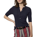 Sanctuary Air of Ease Half Sleeve Tee in Navy