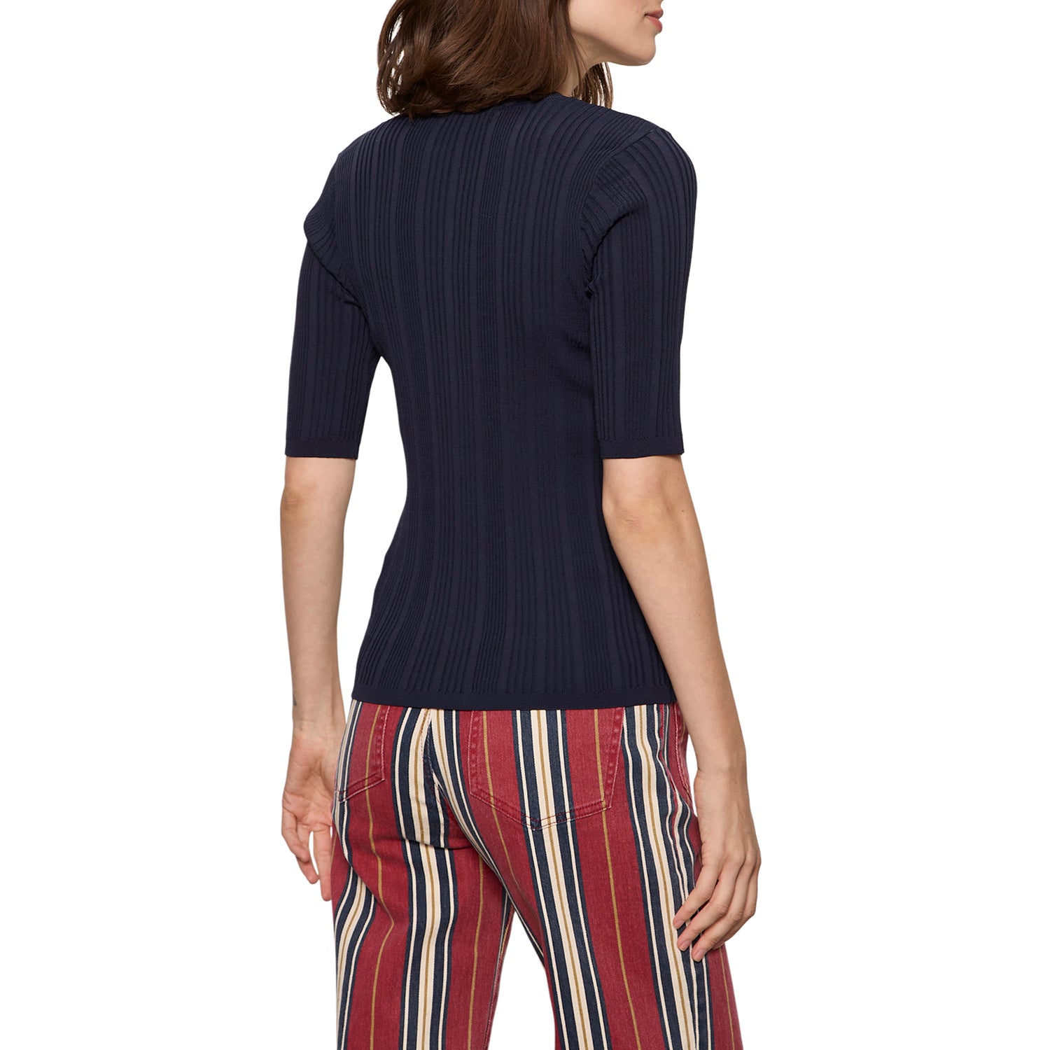 Sanctuary Air of Ease Half Sleeve Tee in Navy