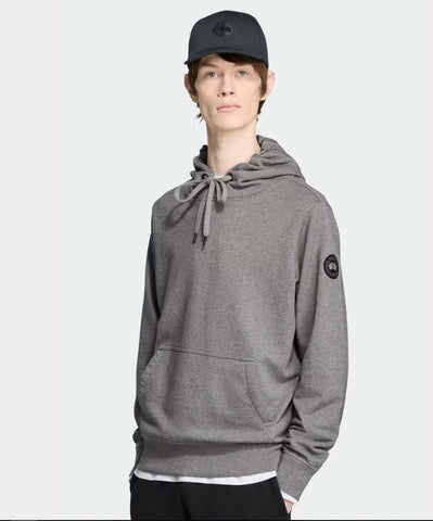 Canada Goose Men's Huron Hoody Black Label - Stone Heather