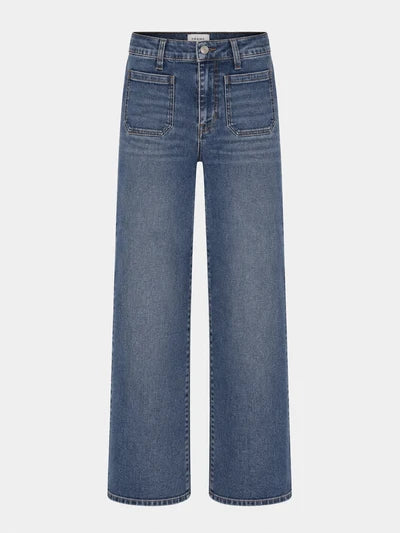 FRAME Le Slim Palazzo Modernist Pocket in Ether