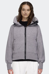 Canada Goose Women's Chilliwack Bomber Kind Fleece Black Label - Willow Grey