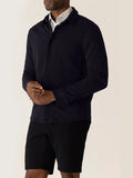 DEKE LS Getaway Shirt Jacket in Twilight Twill Jersey - Midnight