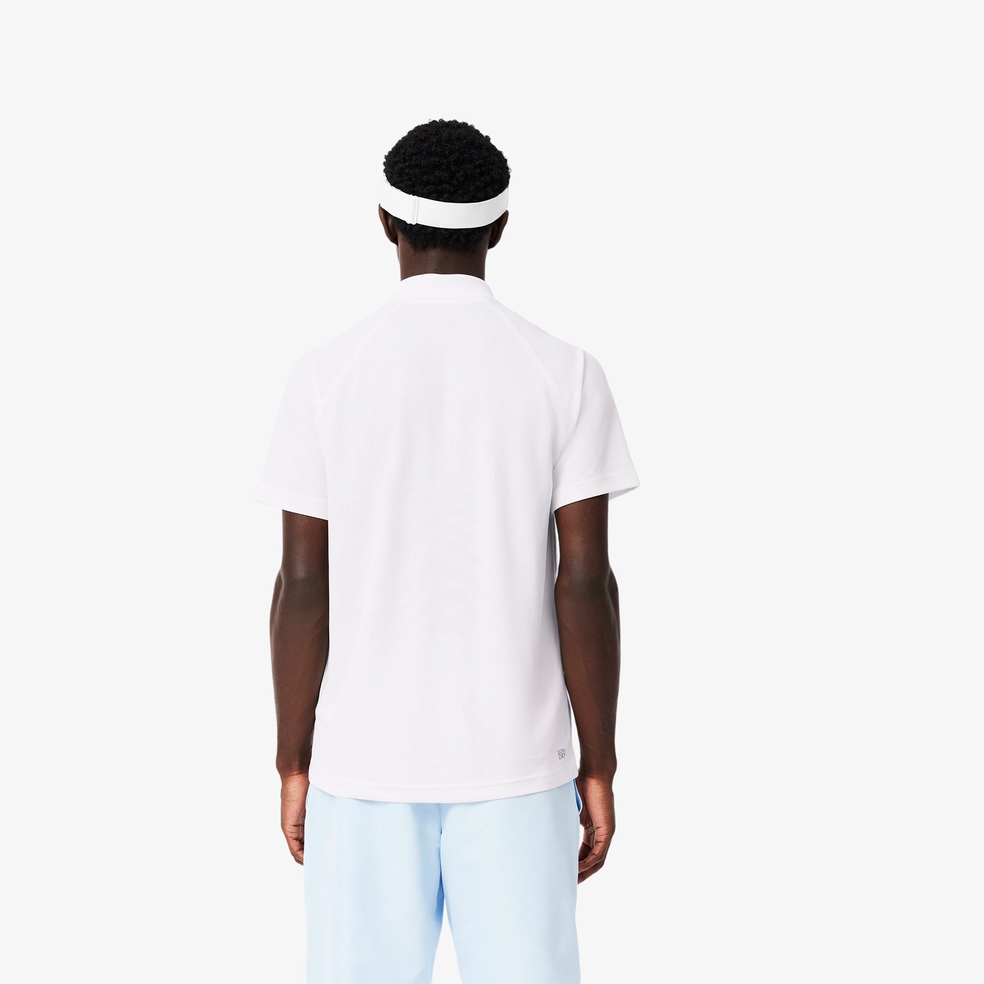 Lacoste SPORT Regular Fit UV Protect Golf Polo - White