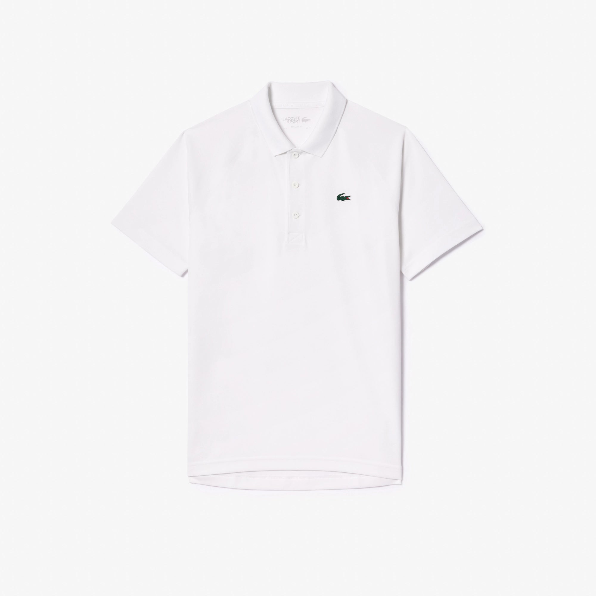 Lacoste SPORT Regular Fit UV Protect Golf Polo - White