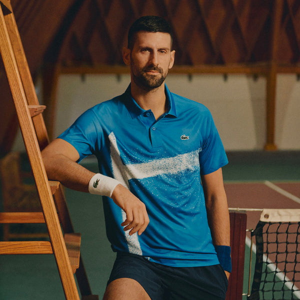 Lacoste Tennis x Novak Djokovic On Court Polo - Blue