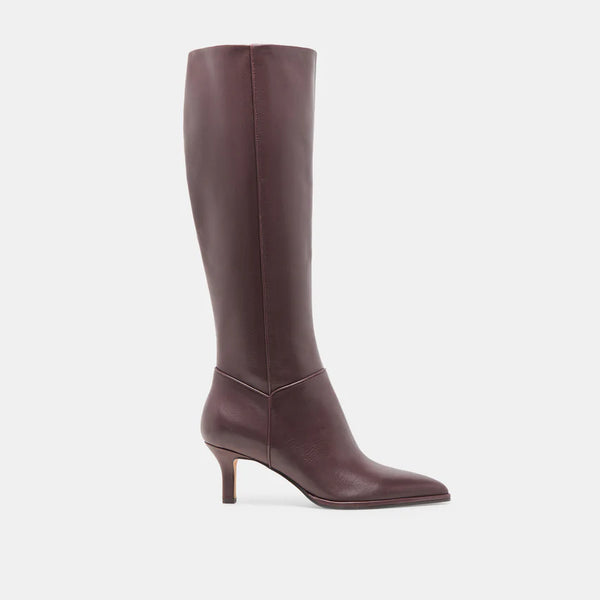 Dolce Vita Aldy Knee-High Boot in Mulberry Leather