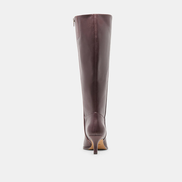 Dolce Vita Aldy Knee-High Boot in Mulberry Leather