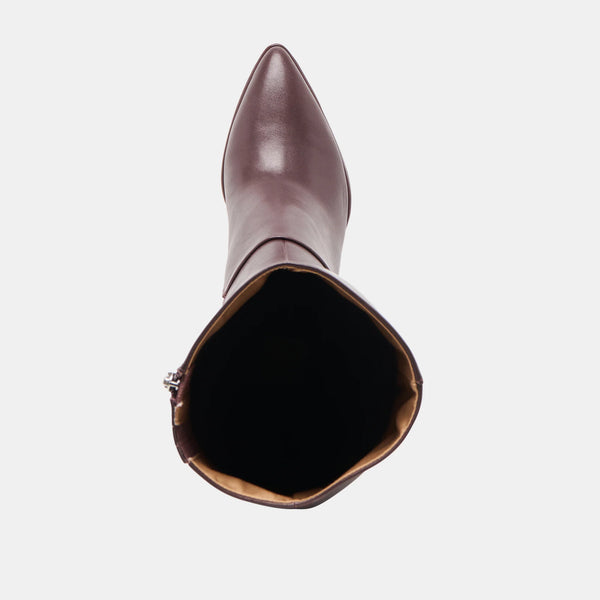 Dolce Vita Aldy Knee-High Boot in Mulberry Leather