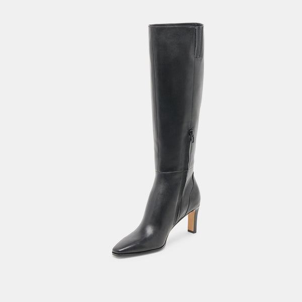 Dolce Vita Emmi Knee-High Boot in Black Leather
