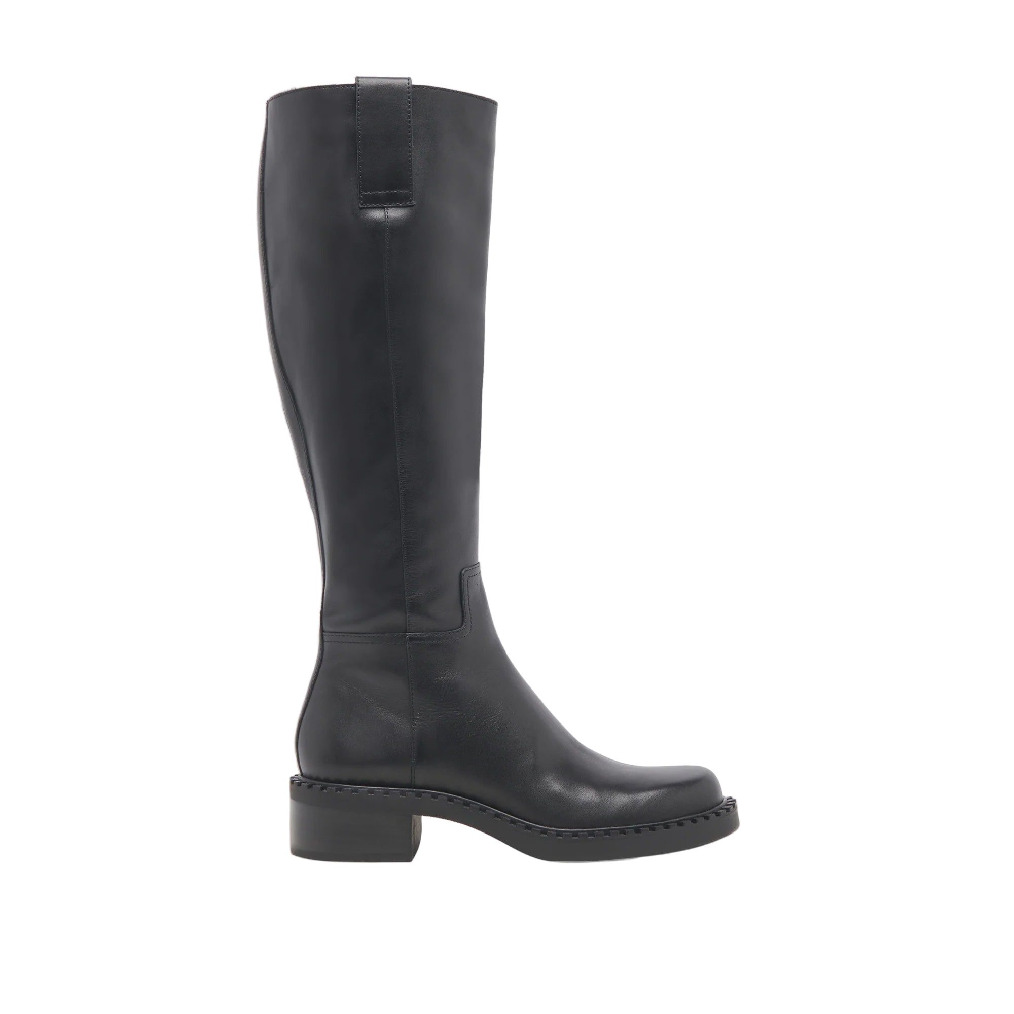 Dolce Vita Glory H20 Knee-High Waterproof Boot in Black Leather
