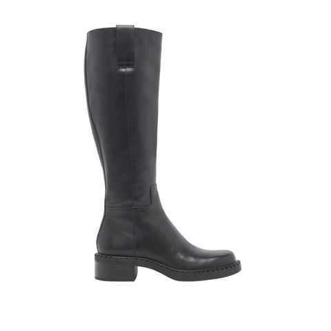 Dolce Vita Glory H20 Knee-High Waterproof Boot in Black Leather