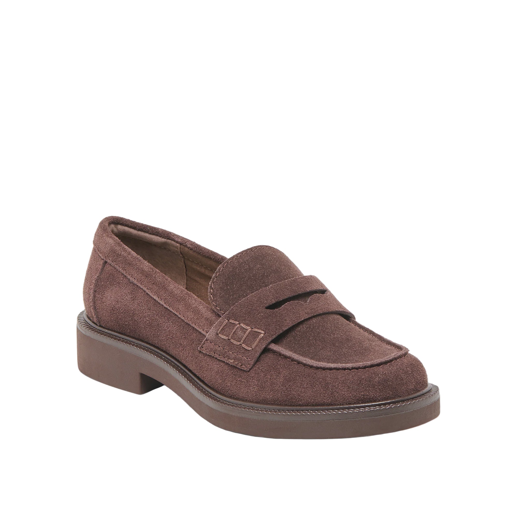 Dolce Vita Tiggy Loafer in Mahogany Suede